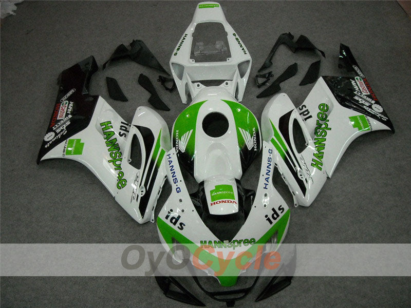 Kit carene a iniezione per CBR1000RR 06-07 - Verde, Bianco - HANN Spree #OYO87900607 Immagine principale del prodotto