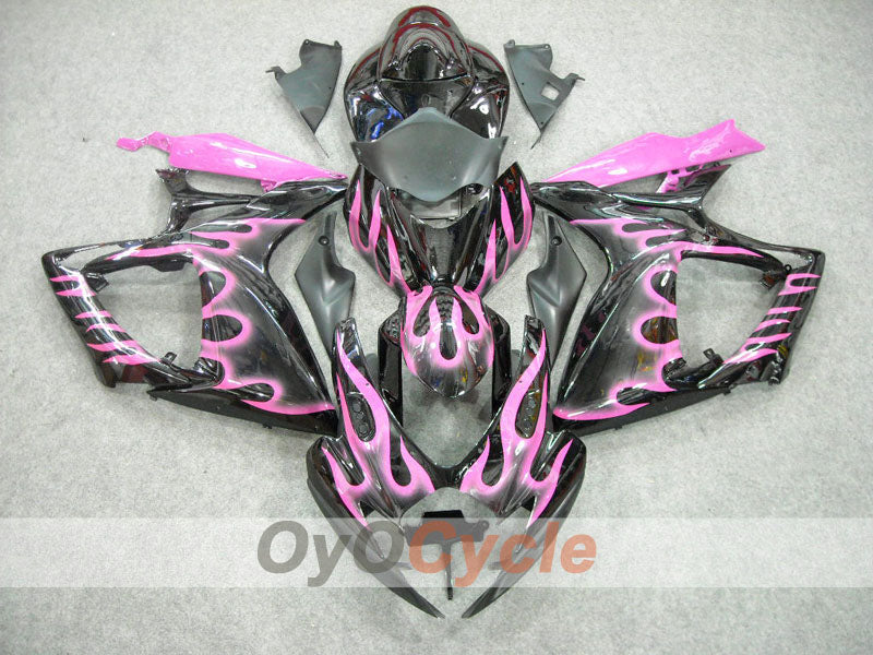 Kit Carene a Iniezione per GSX R750 06-07 - Nero, Rosa - Fiamma #OYO87901287 Immagine secondaria del prodotto