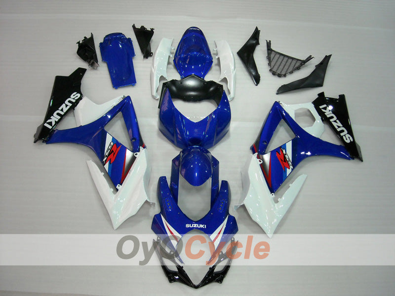 Carene a iniezione per GSX R1000 del 07-08 - Blu, Bianco - Stile Fabbrica #OYO87902890 Immagine principale del prodotto