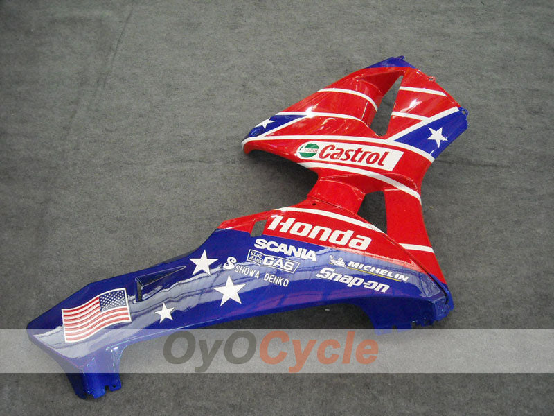 Kit Carene a Iniezione per CBR600RR 03-04 - Rosso, Blu - Castrol #OYO87902505 Immagine secondaria del prodotto