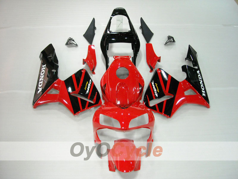Kit carene a iniezione per CBR600RR 03-04 - Rosso, Nero - Stile di fabbrica #OYO87902547 Immagine principale del prodotto