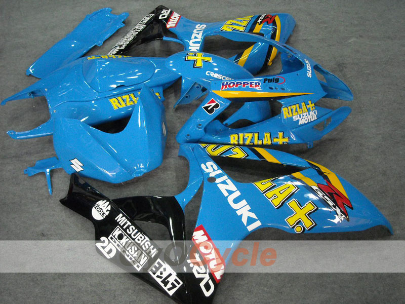 Carena a iniezione per GSX R600 06-07 - Giallo, Blu - MOTUL, Rizla+ #OYO87901598 Immagine secondaria del prodotto