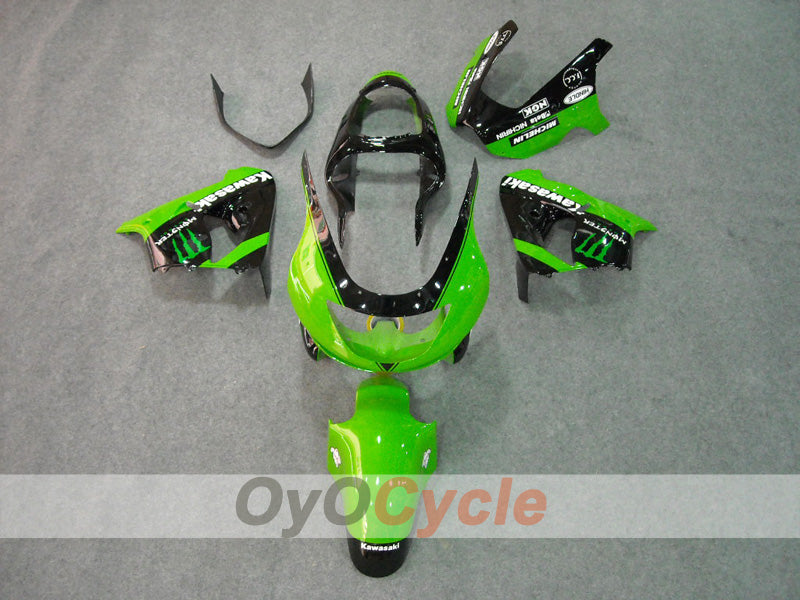 Kit carene per NINJA ZX-9R 98-99 - Verde, Nero - Monster #OYO87903016 Immagine principale del prodotto