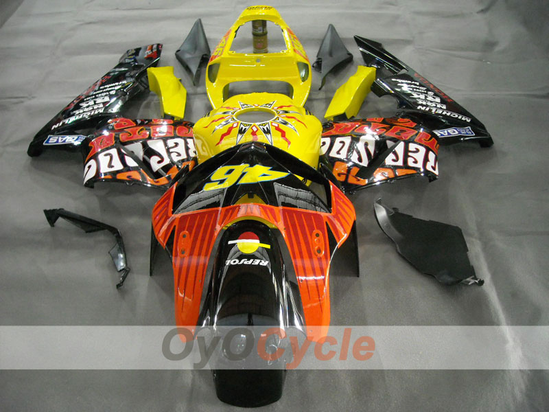 Kit carene a iniezione per CBR600RR 05-06 - Giallo, Blu - MICHELIN, RK, Repsol #OYO87900330 Immagine principale del prodotto