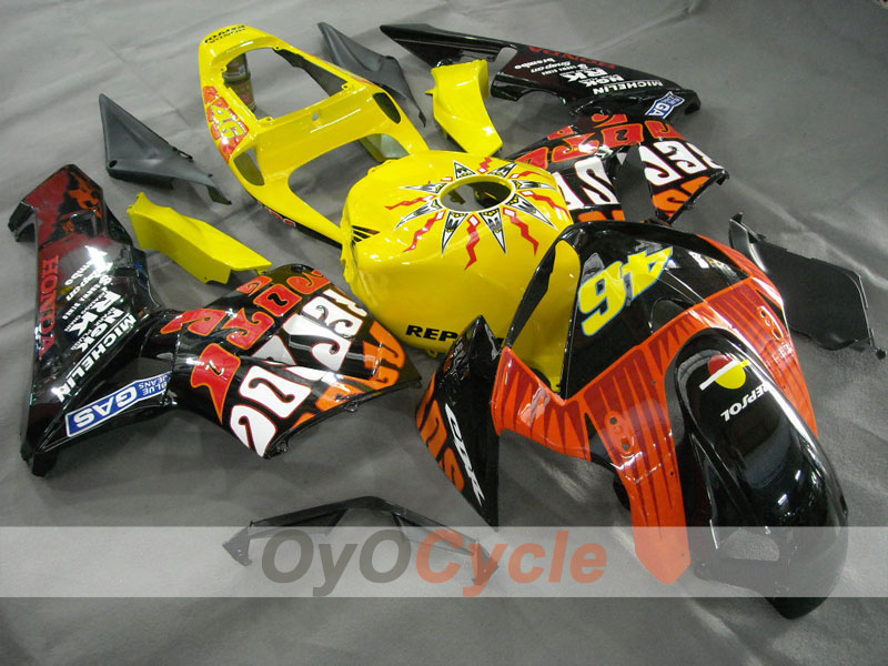 Kit carene a iniezione per CBR600RR 05-06 - Giallo, Blu - MICHELIN, RK, Repsol #OYO87900330 Immagine secondaria del prodotto