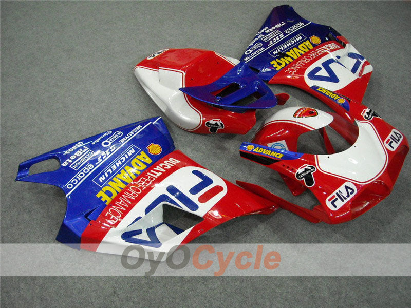 Kit carene a iniezione per Ducati 998 02-04 - Rosso, Blu - FILA #OYO87902286 Immagine principale del prodotto