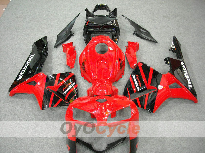 Kit carenatura a iniezione per CBR600RR 05-06 - Rosso, Nero - Stile di fabbrica #OYO87900283 Immagine principale del prodotto