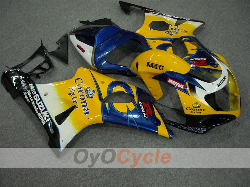 Kit carene a iniezione per GSX R1000 00-02 - Giallo, Blu - Corona #OYO87901709 Immagine secondaria del prodotto