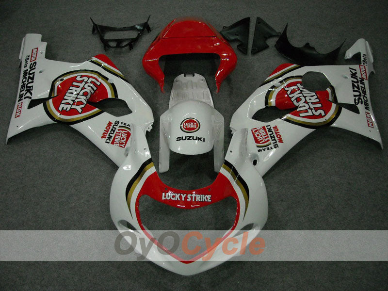 Carenatura a iniezione per GSX R600 01-03 - Rosso, Bianco - Lucky Strike #OYO87901053 Immagine principale del prodotto
