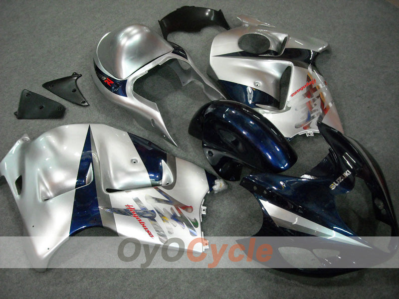 Carene a iniezione per GSXR1300 Hayabusa del 99-07 - Blu, Argento - Stile di fabbrica #OYO87902886 Immagine principale del prodotto