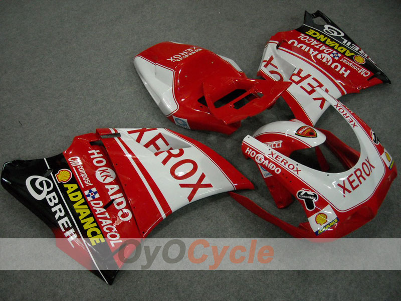 Carenatura a iniezione per Ducati 748 del 94-02 - Rossa, Bianca - Xerox #OYO87902085 Immagine principale del prodotto