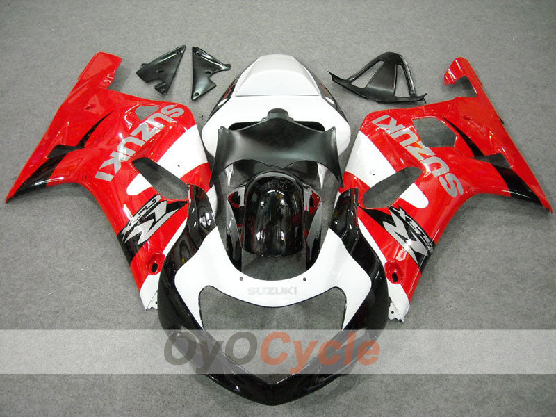 Kit carene a iniezione per GSX R600 01-03 - Rosso, Nero - Stile di fabbrica #OYO87901075 Immagine secondaria del prodotto