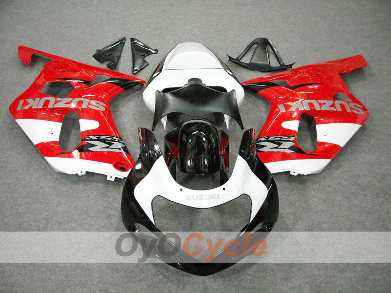 Kit carene a iniezione per GSX R750 00-03 - Rosso, Nero - Stile di fabbrica #OYO87901074 Immagine secondaria del prodotto