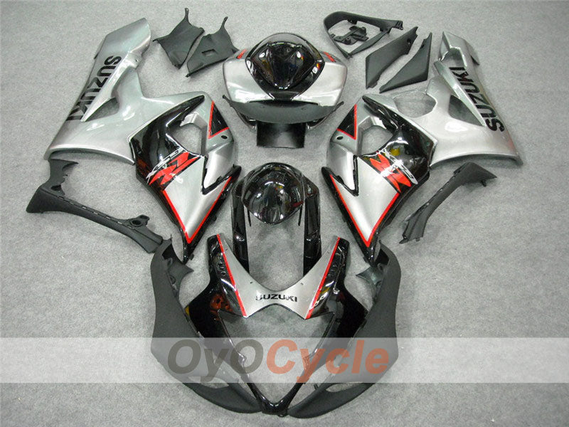 Kit carene a iniezione per GSX R1000 05-06 - Nero, Argento - Stile di fabbrica #OYO87901994 Immagine principale del prodotto