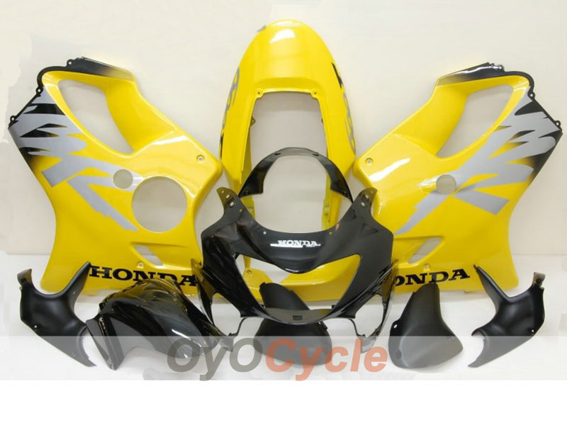 Carena a iniezione per CBR600F4 99-00 - Giallo, Nero - Stile di fabbrica #OYO87900135 Immagine principale del prodotto