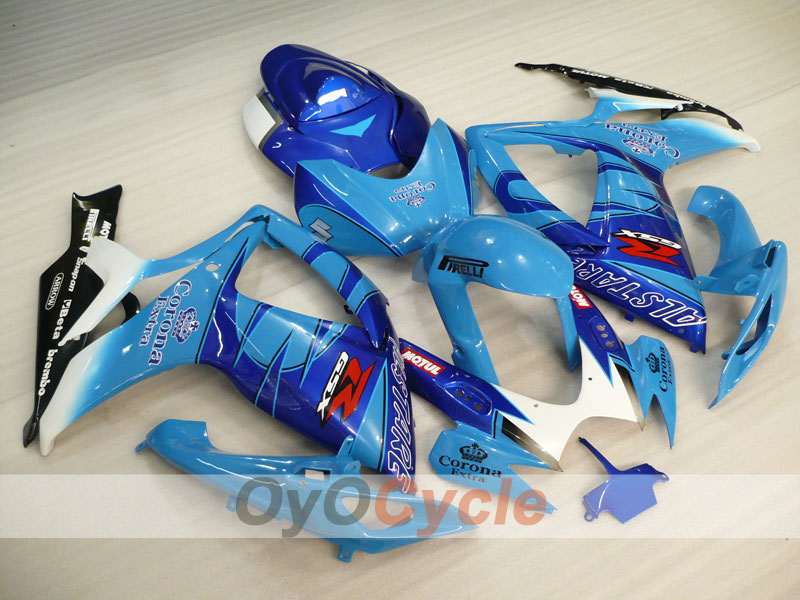 Carena a iniezione per GSX R600 06-07 - Blu, Nero - Corona, MOTUL #OYO87901427 Immagine principale del prodotto