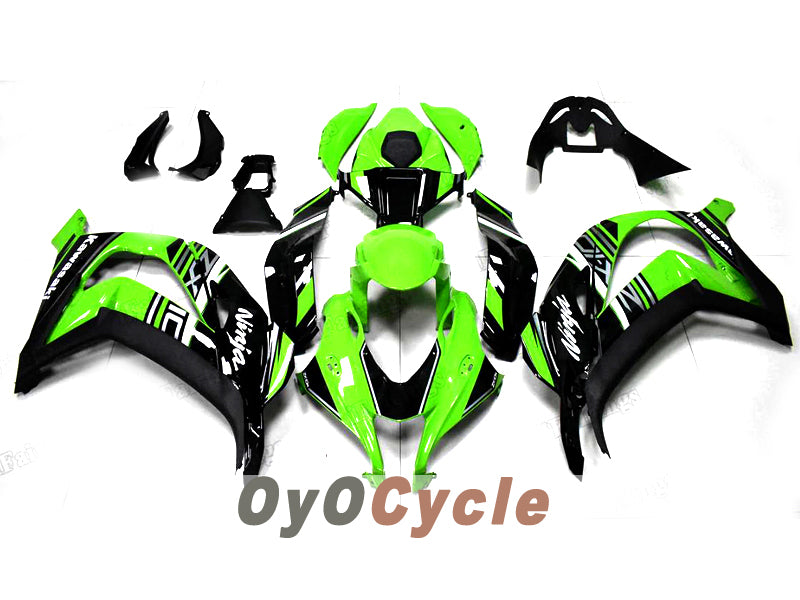 Kit carene a iniezione per NINJA ZX-10R 16-20 - Verde, Nero - Stile di fabbrica #OYO87914610 Immagine principale del prodotto