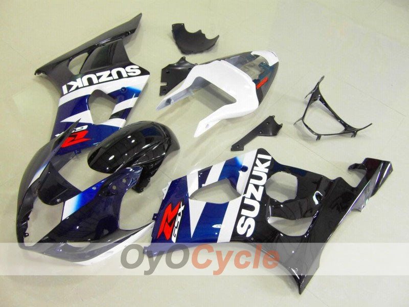 Kit carenatura a iniezione per GSX R1000 03-04 - Blu, Nero - Stile di fabbrica #OYO87901898 Immagine principale del prodotto