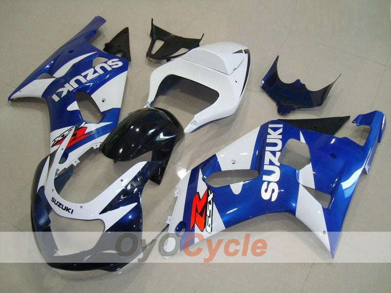 Kit carene a iniezione per GSX R600 01-03 - Blu, Bianco - Stile Fabbrica #OYO87901089 Immagine principale del prodotto