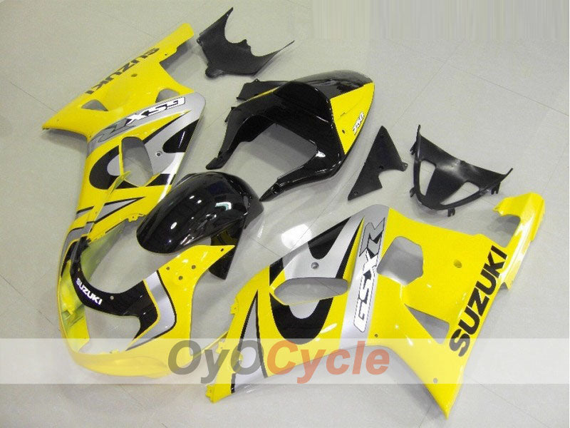 Kit carene a iniezione per GSX R750 anni 00-03 - Giallo, Nero - Stile di fabbrica #OYO87901100 Immagine principale del prodotto