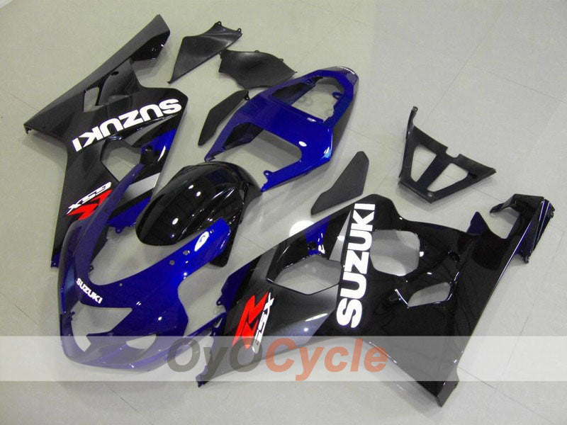 Kit carene stampate a iniezione per GSX R750 04-05 - Blu, Nero - Stile originale #OYO87901175 Immagine principale del prodotto