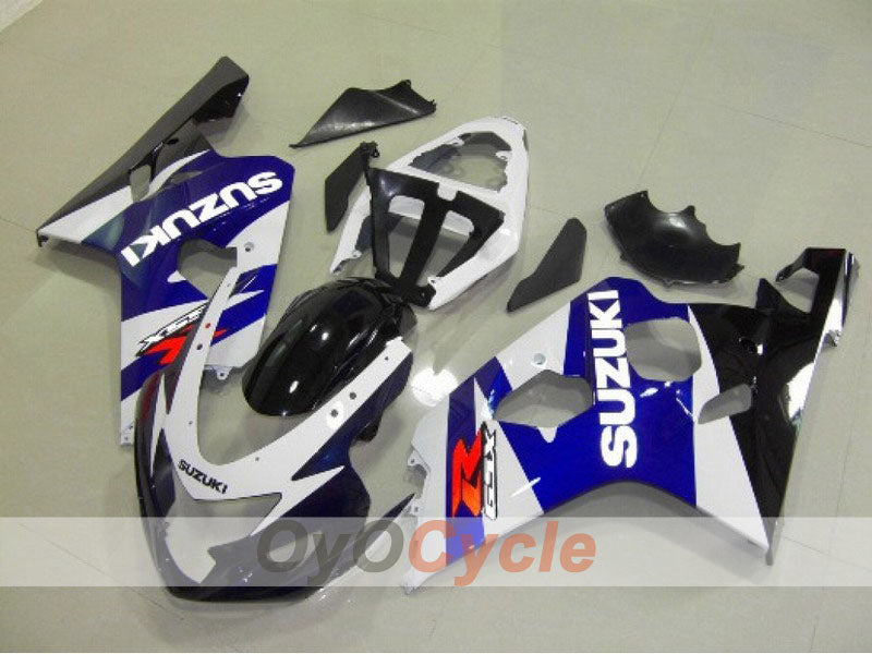 Kit carene a iniezione per GSX R750 anni 04-05 - Blu, Bianco - Stile Fabbrica #OYO87901177 Immagine principale del prodotto