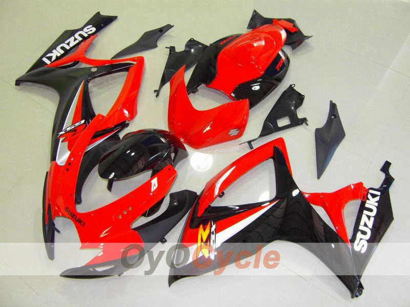 Kit carenatura a iniezione per GSX R750 06-07 - Rosso, Nero - Stile di fabbrica #OYO87901322 Immagine principale del prodotto