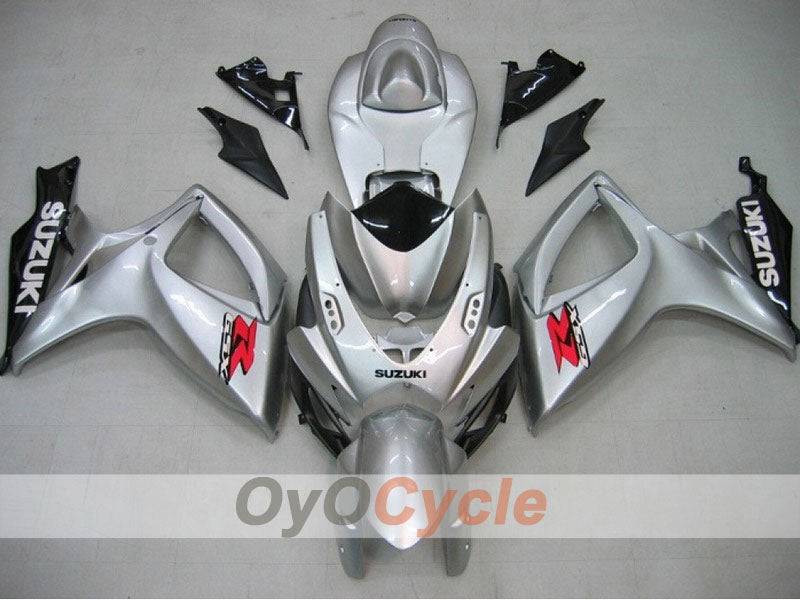 Kit carene a iniezione per GSX R750 anni 06-07 - Nero, Argento - Stile di Fabbrica #OYO87901323 Immagine principale del prodotto