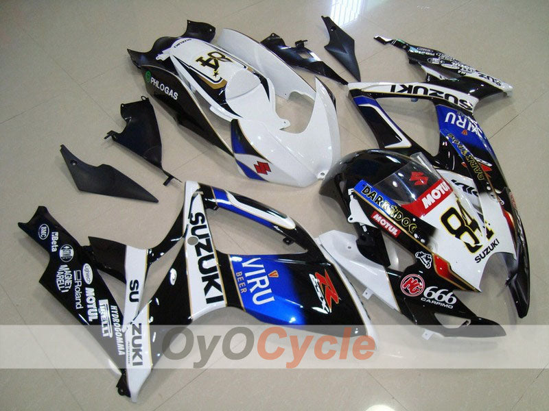 Carene a iniezione per GSX R750 06-07 - Bianco, Nero - VIRU #OYO87901204 Immagine principale del prodotto
