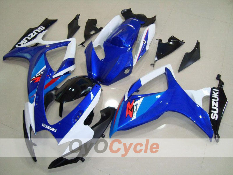 Kit carene a iniezione per GSX R750 06-07 - Blu, Bianco - Stile Fabbrica #OYO87901324 Immagine principale del prodotto