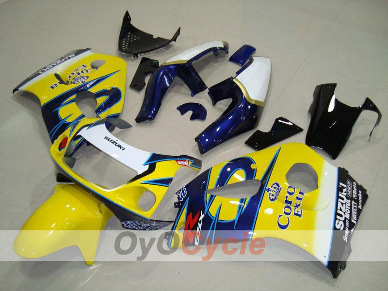Kit carene per Suzuki GSXR600 97-00 - Giallo, Blu - Corona, MOTUL #OYO87902975 Immagine principale del prodotto