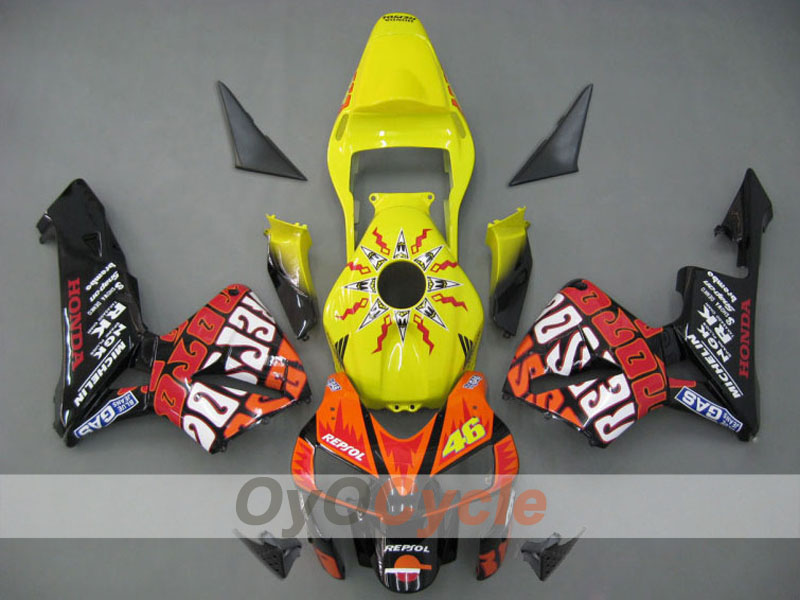 Kit carene a iniezione per CBR600RR 03-04 - Giallo, Nero - Rossi #OYO87902538 Immagine principale del prodotto