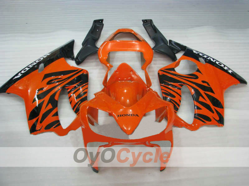 Kit Carene a Iniezione per CBR600F4i 01-03 - Arancione, Nero - Fiamma #OYO87900153 Immagine principale del prodotto