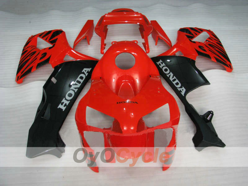 Kit carenatura a iniezione per CBR600RR 03-04 - Rosso, Nero - Fiamma #OYO87902516 Immagine principale del prodotto