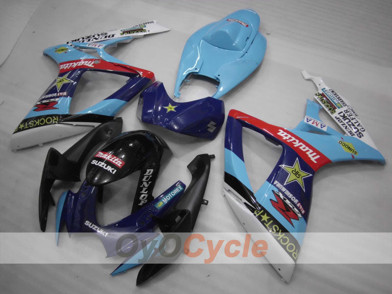 Carene a iniezione per GSX R750 06-07 - Blu, Nero - DUNLOP #OYO87901280 Immagine secondaria del prodotto