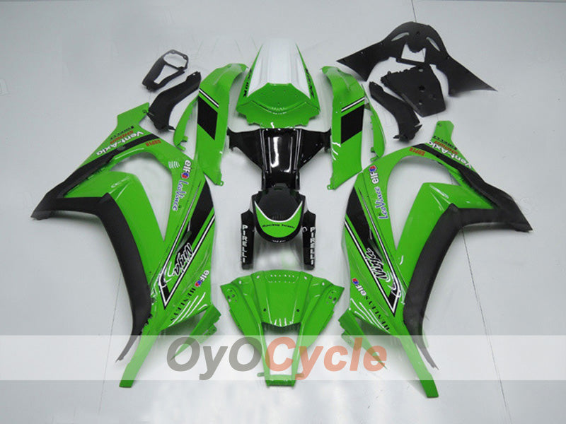 Kit carenatura a iniezione per NINJA ZX-10R 11-15 - Verde, Nero - Stile di fabbrica #OYO87903127 Immagine principale del prodotto