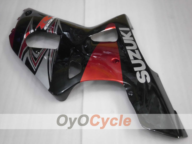Kit carene a iniezione per GSX R750 anni 00-03 - Rosso, Nero - Stile di fabbrica #OYO87901071 Immagine secondaria del prodotto
