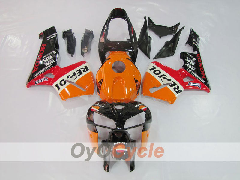 Kit carene a iniezione per CBR600RR 05-06 - Arancione, Nero - MICHELIN, RK, Repsol #OYO87900331 Immagine principale del prodotto