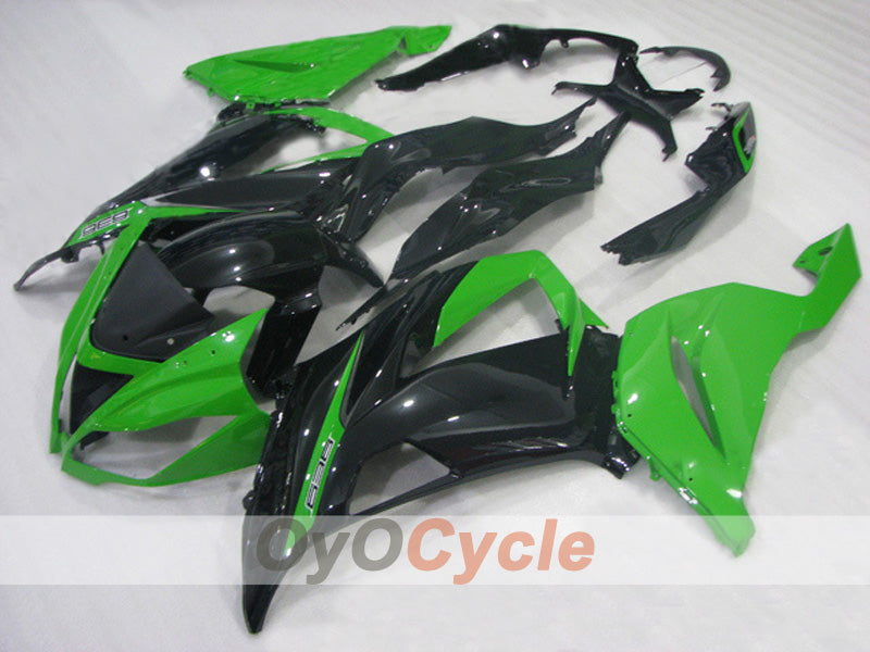 Kit carene a iniezione per NINJA ZX-6R 13-18 - Verde, Nero - Stile di fabbrica #OYO87903158 Immagine principale del prodotto