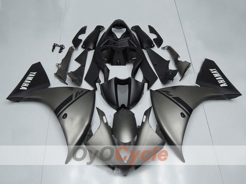 Kit carenatura a iniezione per YZF-R1 12-14 - Nero, Grigio, Opaco - Stile originale #OYO87903174 Immagine principale del prodotto