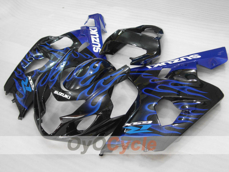 Kit carene a iniezione per GSXR600 04-05 - Blu, Nero - Fiamma #OYO87901178 Immagine secondaria del prodotto