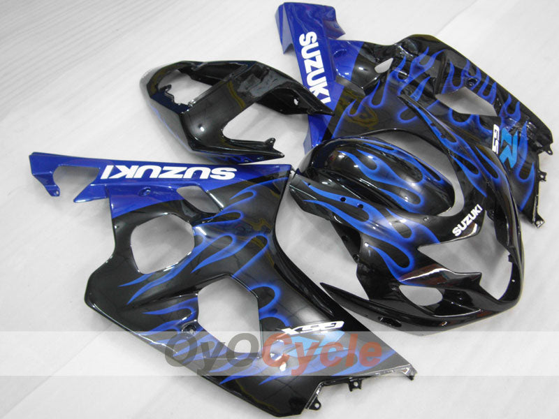 Kit carene a iniezione per GSX R750 anni 04-05 - Blu, Nero - Fiamma #OYO87901250 Immagine principale del prodotto