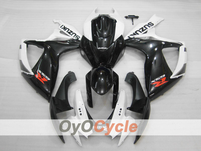 Carenatura a iniezione per GSX R750 anni 06-07 - Bianco, nero - Stile di fabbrica #OYO87901313 Immagine secondaria del prodotto
