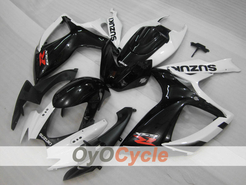 Carene a iniezione per GSX R600 06-07 - Bianco, Nero - Stile di fabbrica #OYO87901527 Immagine principale del prodotto