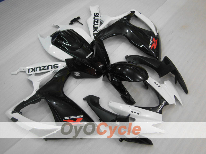 Carenatura a iniezione per GSX R750 anni 06-07 - Bianco, nero - Stile di fabbrica #OYO87901313 Immagine principale del prodotto