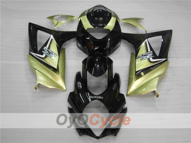 Kit carene a iniezione per GSX R1000 07-08 - Nero, Oro - Stile Fabbrica #OYO87902110 Immagine secondaria del prodotto