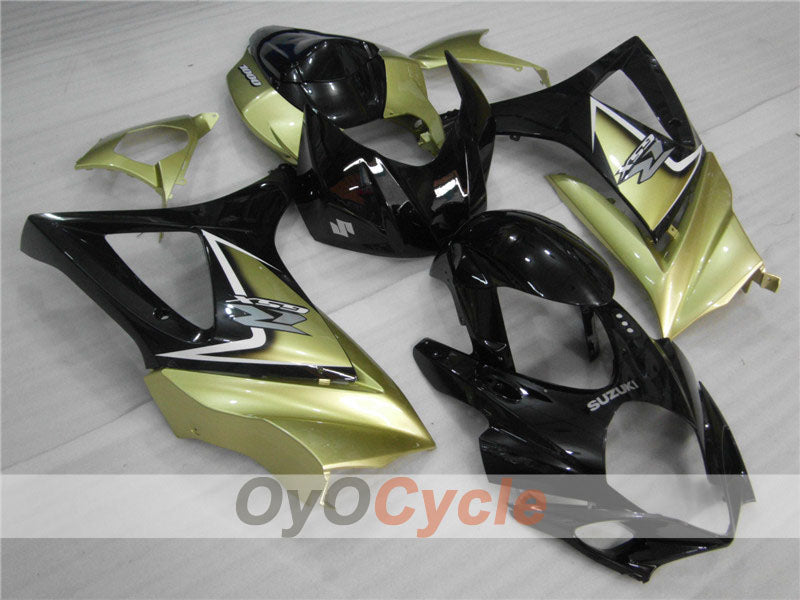 Kit carene a iniezione per GSX R1000 07-08 - Nero, Oro - Stile Fabbrica #OYO87902110 Immagine principale del prodotto