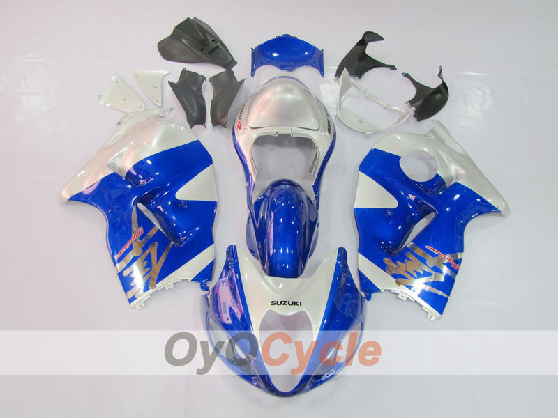 Kit carene a iniezione per GSXR1300 Hayabusa 99-07 - Blu, Argento - Stile originale #OYO87902887 Immagine principale del prodotto