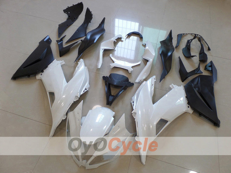 Carene a iniezione per NINJA ZX-6R 13-18 - Bianco, Nero - Stile di Fabbrica #OYO87903160 Immagine principale del prodotto