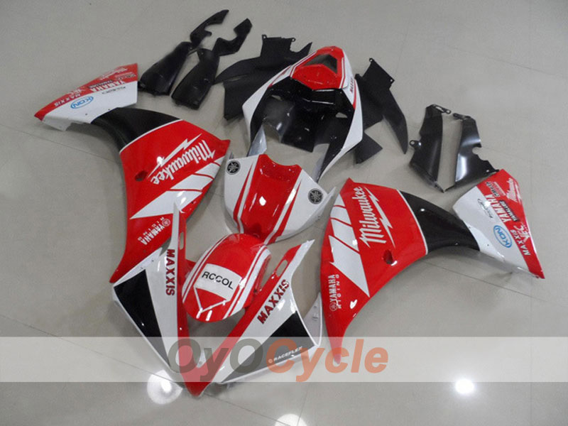 Kit carenatura a iniezione per YZF-R1 12-14 - Rosso, Bianco - MAXXIS #OYO87903175 Immagine principale del prodotto